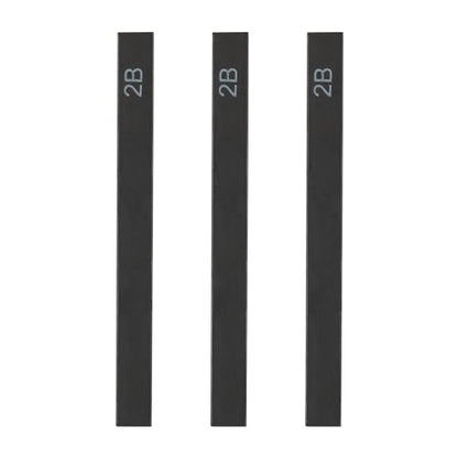 SoHo Urban Artist Compressed Graphite Sticks 2B, Pack of 3 - Premium Graphite Sticks for Drawing - Versatile & Smooth Gliding Artist Graphite - Ideal for Professionals, Students, and Artists - color: 2B