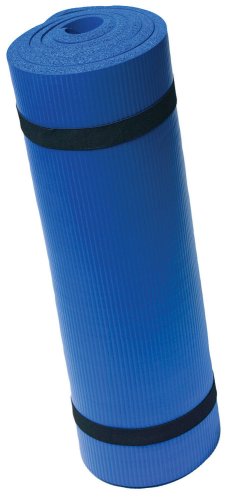 Harbinger 골지 Durafoam 운동 매트 1.6cm(5/8인치), 블루