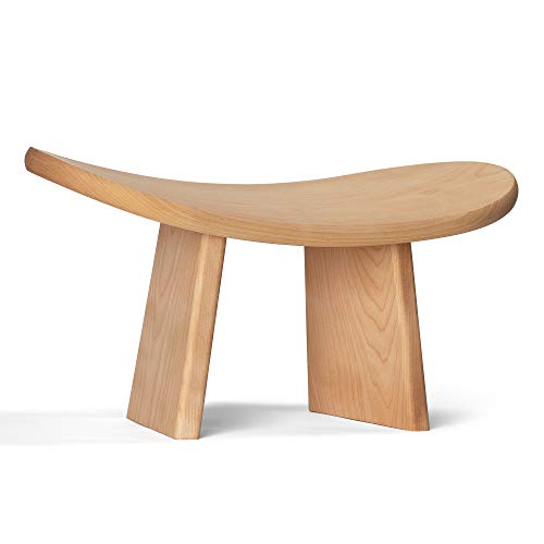 SPOKO Meditation Bench Chair, Travel Version | Original Posture Certified Wood, Kneeling Stool, Ergonomic Wooden Chair, For Yoga, Prayer, Seiza