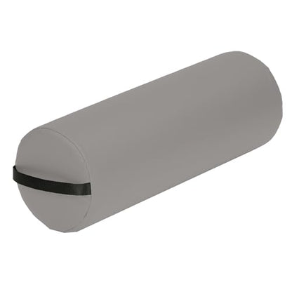 EARTHLITE Bolster Pillow Jumbo – Durable Massage Bolster, 100% PU Upholstery incl. Strap Handle - color: Sterling