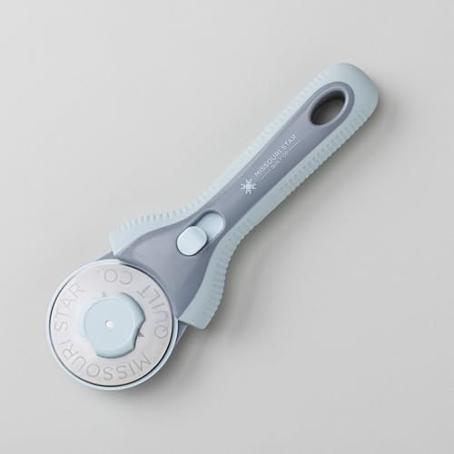 Missouri Star Rotary Cutter, 60mm Blade, Rolling Cutter Tool for Quilt Appliques and Cutting Fabrics, Essential Quilting and Sewing Supplies for DIY Craft Projects - color: 60mm Rotary Cutter