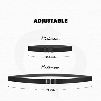 4pcs 74″×2″Luggage Straps for Suitcases,Adjustable Suitcase Straps and Heavy Duty Strap Buckle Packing Straps Travel Accessories,Black - color: Black 4PCS