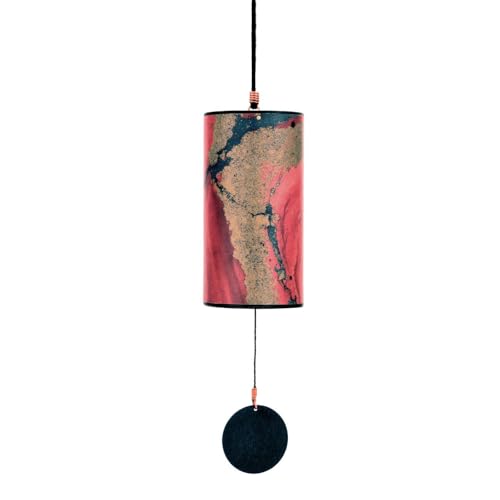 Zaphir Chimes - Includes 1 Chime/Tuned According to the 5 Seasons & Elements of FengShui | Zaphir Chimes - Includes 1 Chime / Tuned According to the 5 Seasons & Elements of FengShui - size: Twilight: Garnet