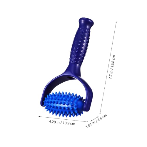 Lightweight Portable Massage Roller Stick for Sedentary Individuals and Yoga Enthusiasts for Muscle Relief with Abs PVC Material, Handheld Back and Neck Massager Tool