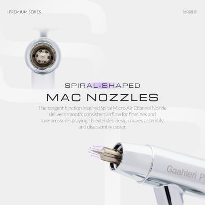 Gaahleri Airbrsuh Premium Series Mobius Siphon Feed Airbrush