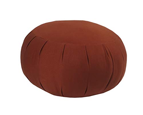 Kapok Zafu Meditation Cushion - color: Clay