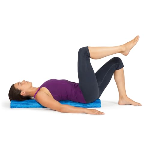 OPTP PRO-Roller Soft Density Foam Roller – Half-Round, Blue, 36"L x 3"H | Low density soft foam roller for physical therapy, Pilates, yoga foam roll exercises, and muscle recovery, Half-round - color: Blue 36" X 6" X 3" Half-round