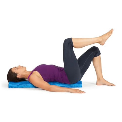 OPTP PRO-Roller Soft Density Foam Roller – Half-Round, Blue, 36"L x 3"H - color: Blue 36" X 6" X 3" Half-round