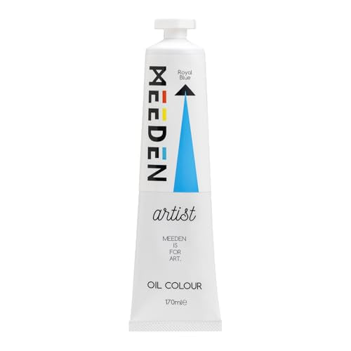 MEEDEN Artist Grade Oil Paint: Royal Blue - 170ml/5.7oz Tube | Professional Art Paints and Supplies for Canvas Painting - color: Royal Blue, size: 5.7 Fl Oz (Pack of 1)