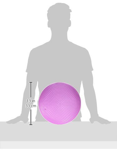 Black Mountain Products Exercise Balance Stability Disc with Hand Pump - color: Purple