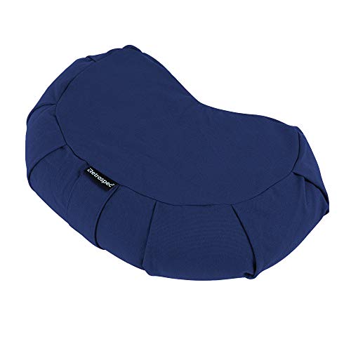 Retrospec Sedona Meditation Cushion, Buckwheat Pillow, Meditation Pillow - color: Midnight Blue, size: 1 Count (Pack of 1)