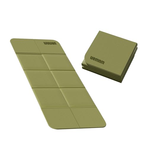 Foldable Yoga Mat 75"x31"x0.24" Portable Exercise Mat - color: Green