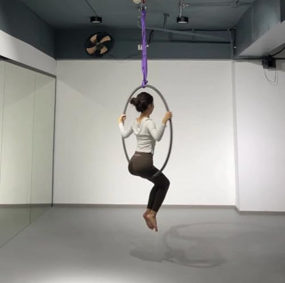 Endless Round Slings for Aerial Lyra Hoop Rig, Aerial Silks Handing Polyester Lifting Sling Spanset, Heavy Duty Polyester Capacity 5300 Lbs Vertical Capacity (Purple, 6 FT) - color: Purple, size: 6 ft