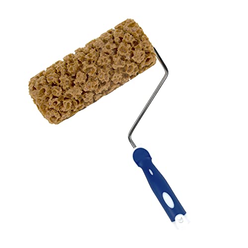 Hanroy 7" Sea Sponge Roller - Texture Paint for Walls, Faux Finish | 7-Inch Sea Sponge Roller For Faux Finish & Texture Painting. Sponge Patterns On Walls & Ceilings.Washable & Reusable(M90FT) - color: M90ft
