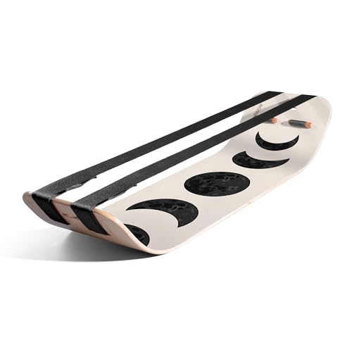 GIBBON SlackBoard, Balance Board Kids & Adults, Slackline Balance Trainer - color: 문 플러스 - 2 라인