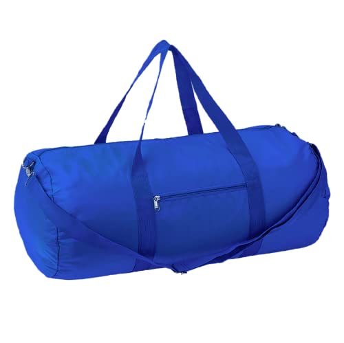 Vorspack 20-24-28 Inches Foldable Gym Bag, Duffel Bag for Men Women - color: 28 Inches Blue, size: 28 INCHES