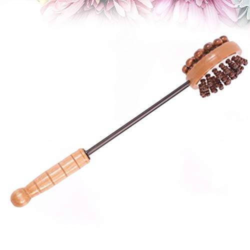 SUPVOX Portable Elastic Massage Hammer Roller with Salient Brush Surface for Home Use Back Neck Shoulder Muscle Relief Tool to Promote Blood Circulation and Relieve Fatigue