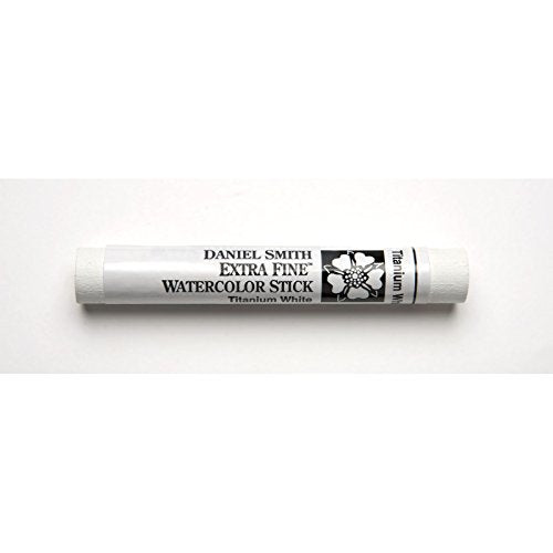 DANIEL SMITH Extra Fine Watercolor Paint, 12ml Stick, Titanium White, 284670030, 3 in, 0.4 Fl Oz (Pack of 1) - color: Titanium White