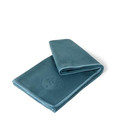 Manduka eQua Hand Towels - 16" | Rapid Moisture Activated Grip | Quick Drying, Soft Microfiber | Machine Washable | 16 x 24 inches | Sage Solid - color: Sage Solid, size: 16" x 24"
