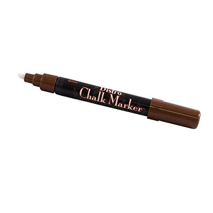 JAM PAPER Dustless Erasable Chalk Markers - Broad Point Liquid Chalk Marker - Brown - 2/Pack - color: Brown