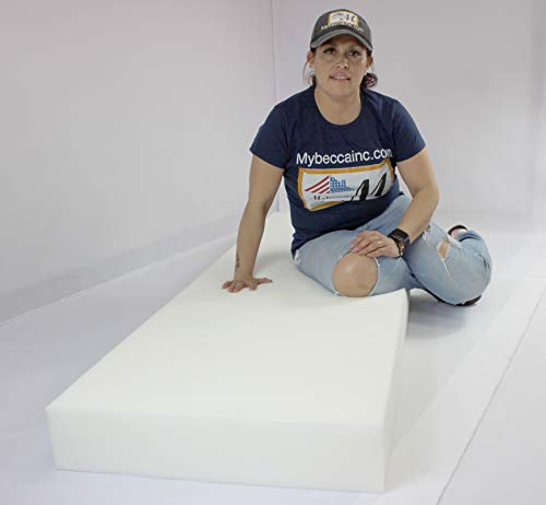 Mybecca 1/2" X 24" X 72" Regular Density Urethane Upholstery Foam (Upholstery Sheet, Foam Padding) - color: Medium Density, style: 0.5X24X72