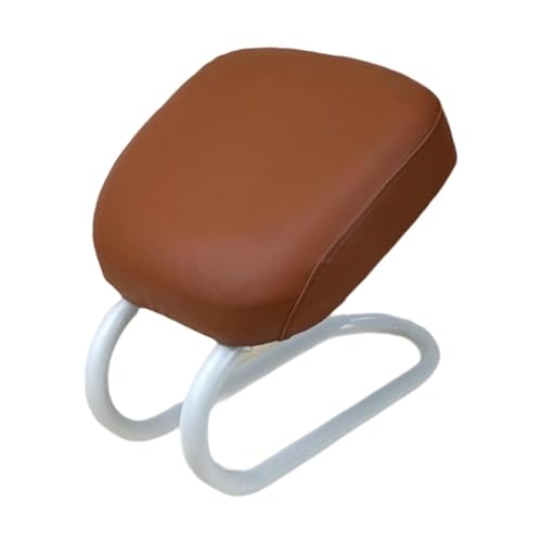 Kneeling Meditation Stool Chair Sturdy Ergonomic Compact Adults Comfortable Gift Seat Meditation Bench for Studio Praying, Brown - color: Brown