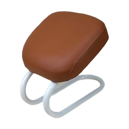 Kneeling Meditation Stool Chair Sturdy Ergonomic Compact Adults Comfortable Gift Seat Meditation Bench for Studio Praying, Brown - color: Brown