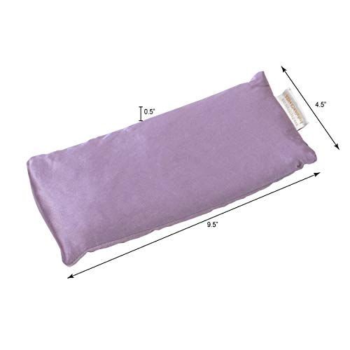 DreamTime Inner Peace Eye Pillow, Aromatherapy Lavender, Wellness and Relaxation Mask, Sooth Stress and Relieve Headaches, Purple Velvet