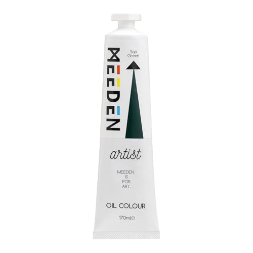 MEEDEN Artist Grade Oil Paint: Sap Green - 170ml/5.7oz Tube | Professional Art Paints and Supplies for Canvas Painting - color: Sap Green, size: 5.7 Fl Oz (Pack of 1)