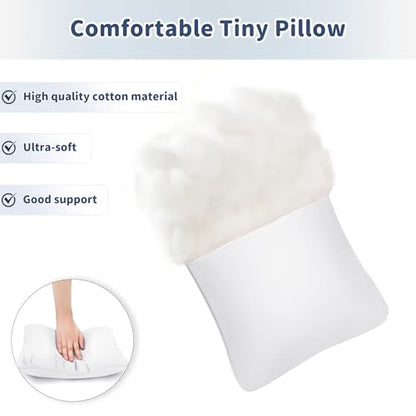 Pro Goleem Small Pillow, 11"x7"x2.5"(White) - color: White
