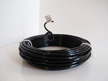 Anodized Aluminum 4.0mm Bonsai Training Wire 250g Large Roll (23 feet) - Choose Your Size and Color (4.0mm, Black) - color: Black, size: 4.0mm