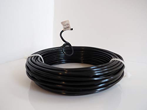 Anodized Aluminum 4.0mm Bonsai Training Wire 250g Large Roll (23 feet) - Choose Your Size and Color (4.0mm, Black) - color: Black, size: 4.0mm