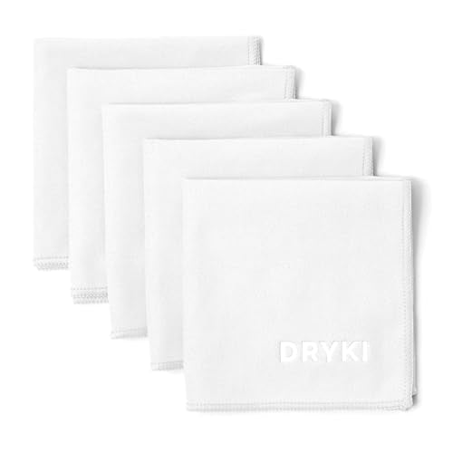 DRYKI Pocket-Sized Sweat Towels - Original Sweat Absorbing Handkerchiefs - color: Ultra White