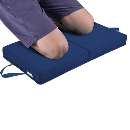 원예 무릎 패드, 원예용 대형 무릎 패드, 무릎 패드, 두꺼운 정원 무릎 패드, 기도, 피트니스, 요가, 체육관 및 필라테스용 수리 바닥 무릎 매트(블루) - color: 블루.