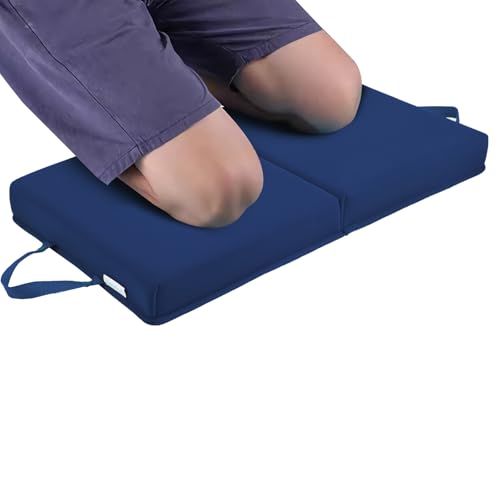 Gardening Knee Pads, Large Knee Pads for Gardening, Kneeler Pad, Thick Garden Knee Pad,Repairing-Floor Knees Mat for Prayer, Fitness, Yoga, Gym & Pilates(Blue) - color: Blue