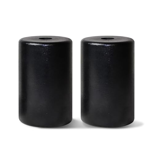 WF Athletic Supply PU/Foam Foot Pads, Foam Roller for Exercise Machines Equipment Replacements, Roller Pad for Leg Extension, PEC Deck Pads for Weight Bench, Sold by Pair (7” x 4.5” OD x 0.875” ID) - color: 7” X 4.5” Od X 0.875” Id