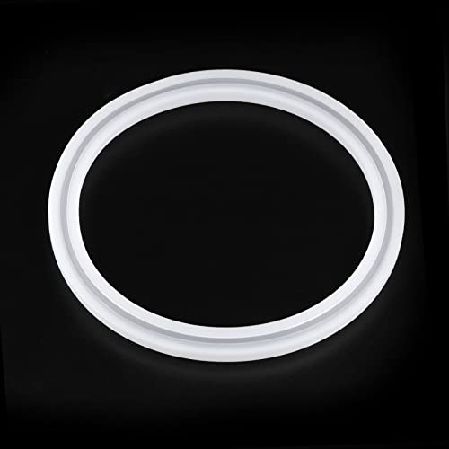 HARFINGTON Bracelet Mold Bangle Ring Mold Silicone Round Epoxy 130mm Wristlet Keychains Mold for DIY Resin Bangle Bracelet Car Key Chain Jewelry Making - size: 125mmx150mm