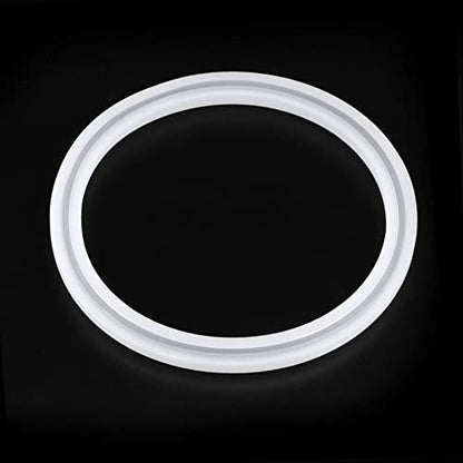 HARFINGTON Bracelet Mold Bangle Ring Mold Silicone Round Epoxy 130mm Wristlet Keychains Mold for DIY Resin Bangle Bracelet Car Key Chain Jewelry Making - size: 125mmx150mm
