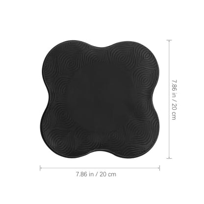 Happyyami 2 Pack Yoga Knee Pads 7.87 X 7.87 X 0.59 in Non-Slip Knee Pad Cushion for Knees Elbows Wrists and Hands Portable Exercise Mat for Pilates Yoga Home Office and Car Use