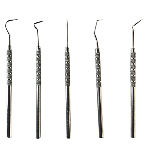 HTS Stainless Steel Wax & Clay Sculpting Tool Set (155P5 Single-Ended Sculpting Tool Set 5 Pc) - size: 155P5 Single-Ended Sculpting Tool Set 5 Pc