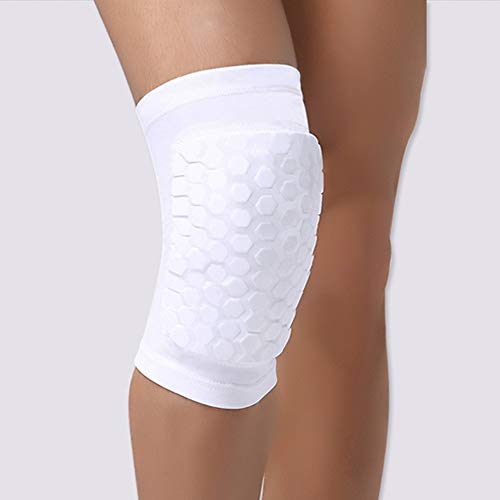 PISIQI Compression Collision Avoidance Knee Sleeve - color: White, size: Medium
