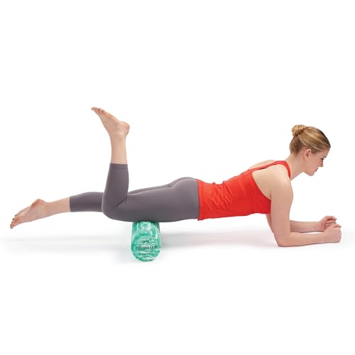 OPTP PRO-ROLLER Standard Density Foam Roller – Round, Green, 36" x 6" | Durable, standard density foam roller for back massage, deep tissue foam roller exercises, stretching, fitness, yoga, Pilates - style: Green, 36" x 6", Standard Density