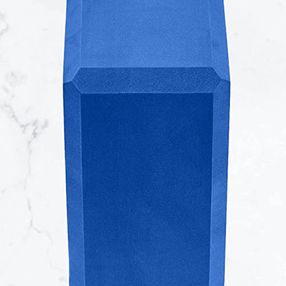 MYGA Yoga Block,Lightweight EVA Foam Yoga Brick,High Density Non-Slip Block for Yoga Poses, Pilates, Balance and Flexibility - color: Royal Blue, size: One Size