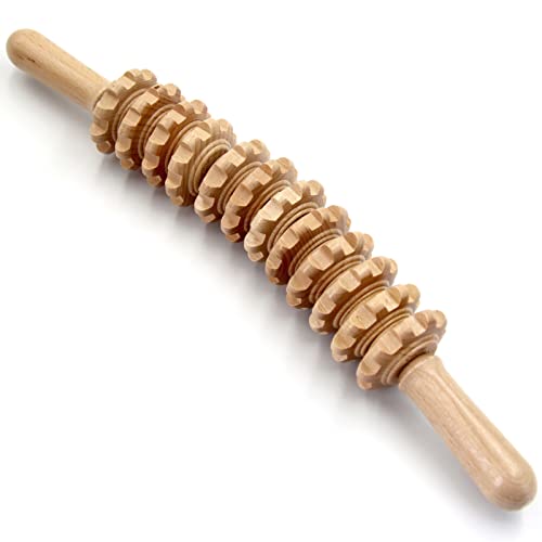 Wood Therapy Massage Tools, 16 inch Professional Wooden Massage Roller Stick & Wood Therapy Tools for Body Shaping, Body Sculpting Tools, Ease Deep Tissue - style: Roller Stick