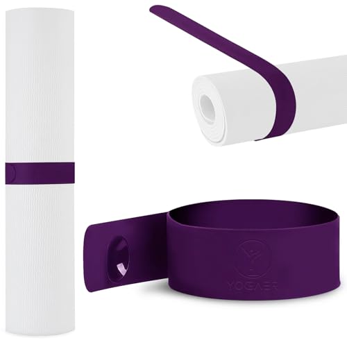 Yoga Mat Carrier Strap, Adjustable Thick Straps Sling for Carrying Large Mats, Stretching Band - color: 1pc Slap Band Purple