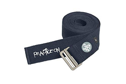 Manduka Align Yoga Strap - color: Midnight Blue, size: 8 Feet