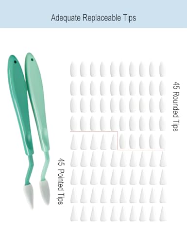 Art Blending Stumps Kit with Tortillions Paper Art Blenders,Sketch Drawing Tool Set for Artist and Student,Sketch Wipe Scrapers, Rub Sponge for Shading and Smudging(H.96 Pieces(Green))