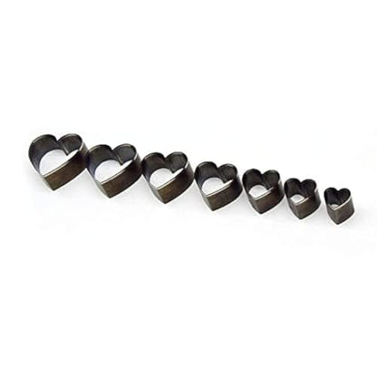Alloy Steel Heart Sharp Cutting die for Cardboard, Leather, PVC, Fabric Good Helper for Handicraft (Steel03) - color: Steel03