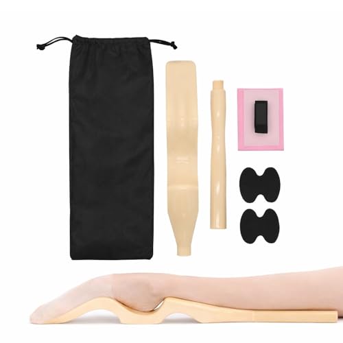 Ballet Foot Stretcher Set – Original Dance Foot Stretching Trainer for Arch & Flexibility, Ballet, Yoga & Dancers - color: Khaki
