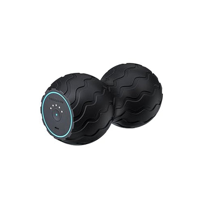 TheraGun Therabody WaveDuo - Ergonomically Contoured Foam Roller - Bluetooth Enabled Muscle Roller for Your Back, Neck & Spine with 5 Customizable Vibration Frequencies in Therabody App